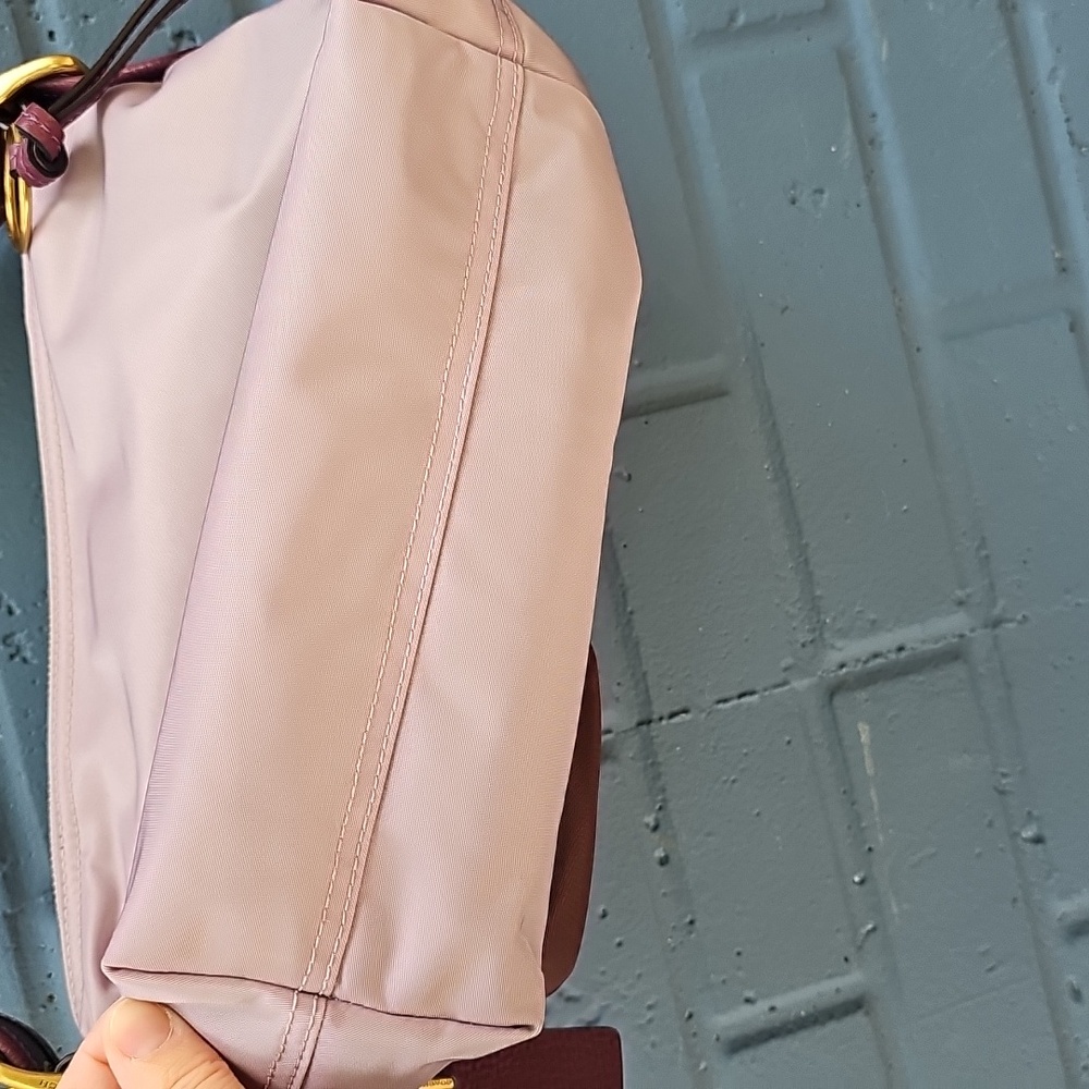 Coach  Color Block Nylon Bag Purple ,lavender - Picture 6 of 9